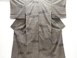 華紋織り出し本場泥大島紬着物(7マルキ)